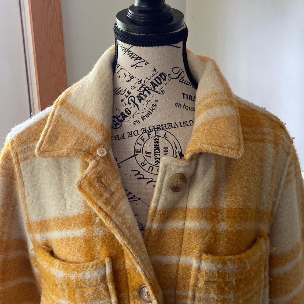 Gap Plaid Wool-Blend Shirt Jacket - image 2